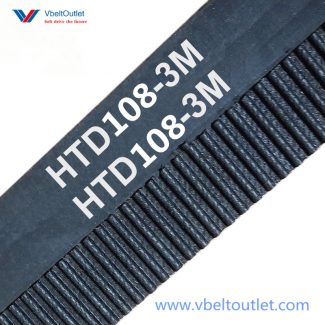 HTD 108-3M Timing Belt Replacement 36 Teeth