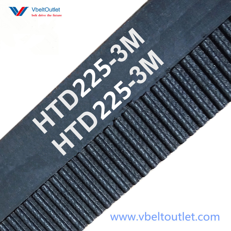 Timing Belt 225mm Length X 6mm Width 3M 3mm Pitch HTD 225-3M-06 