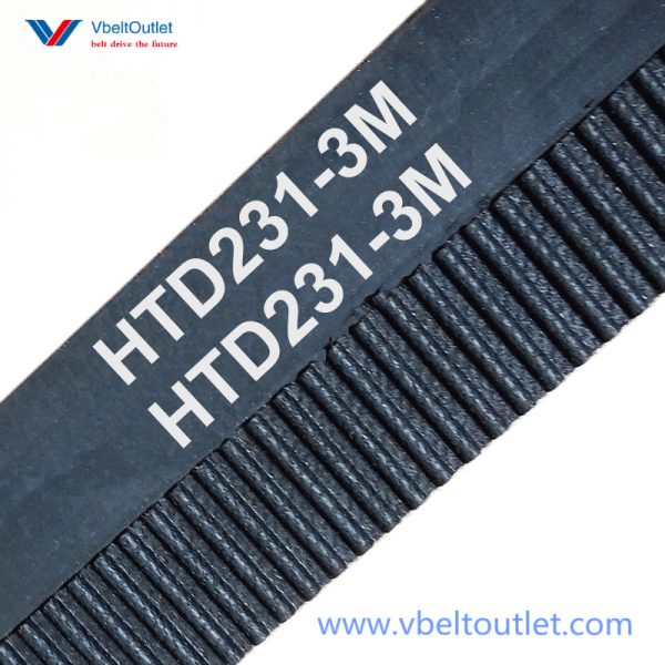 HTD 231-3M Timing Belt Replacement 77 Teeth
