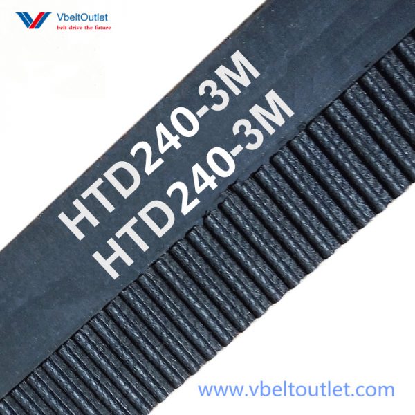 HTD 240-3M Timing Belt Replacement 80 Teeth