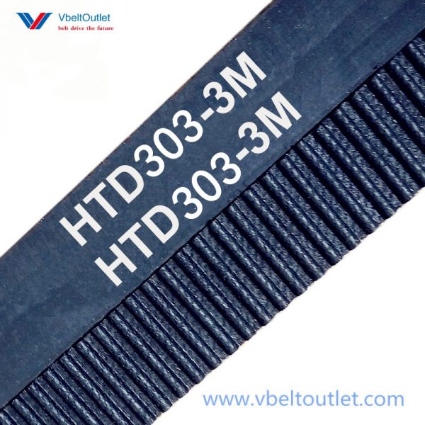 HTD 303-3M Timing Belt Replacement 101 Teeth 303mm length