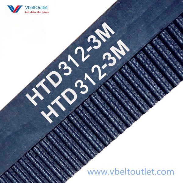 HTD 312-3M Timing Belt Replacement 104 Teeth 312 Length