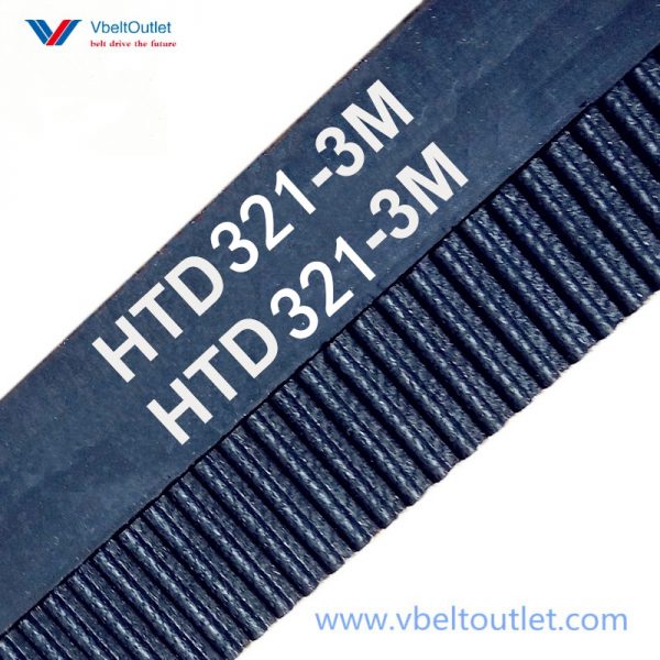 HTD 321-3M Timing Belt Replacement 107 Teeth 321 Length