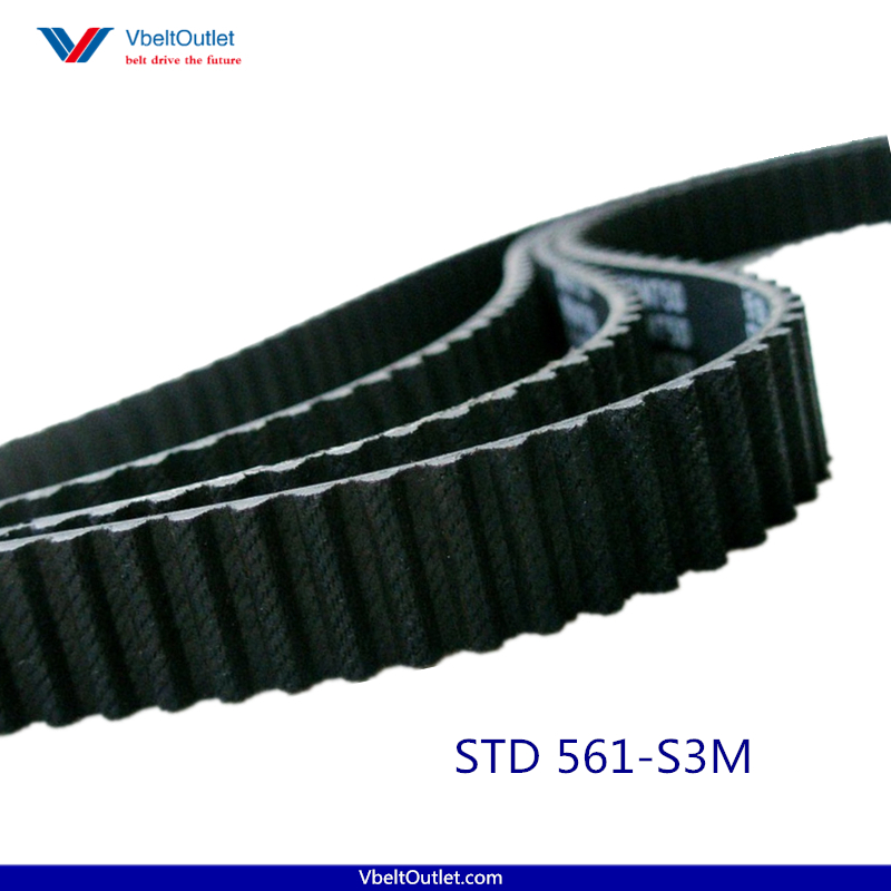 STD S3M-561 187 Teeth Timing Belt Replacement or STD 561-S3M