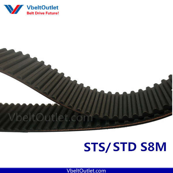 STD S8M-1360 170 Teeth Timing Belt