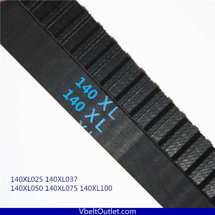 140XL Black Timing Belt 3/8 Width 70 Teeth Cogged Rubber Geared Drive Belt 140XL037