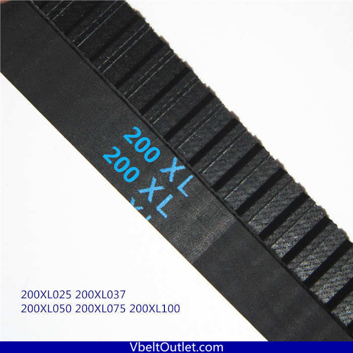 200XL037 Black Rubber Timing Belt 3/8" Wide 100 Teeth USA FREE SHIPPING 