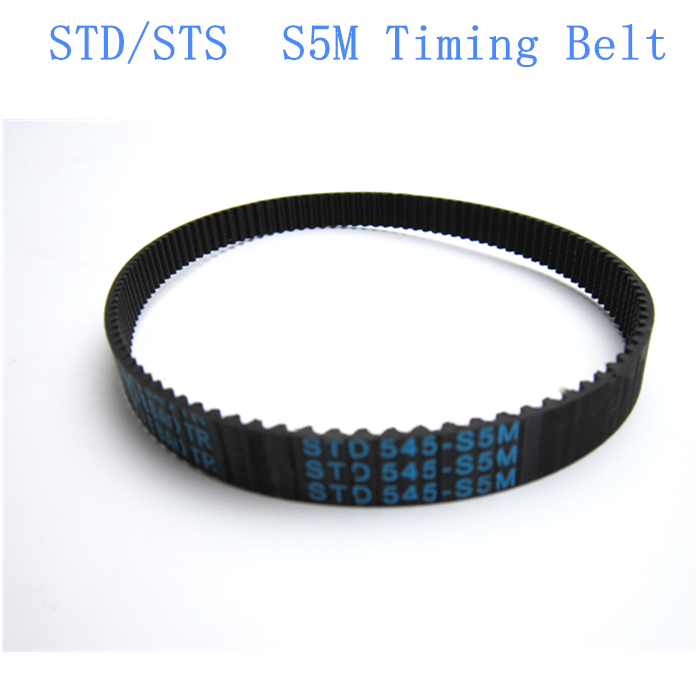 STD S5M timing belt closed loop endless